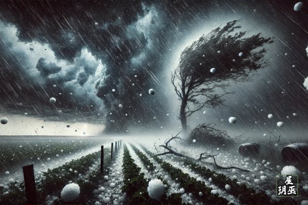 梦见 冰雹