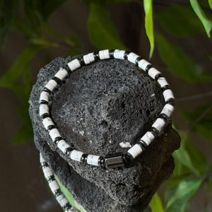 天然藍磷灰石鏈條手鍊
